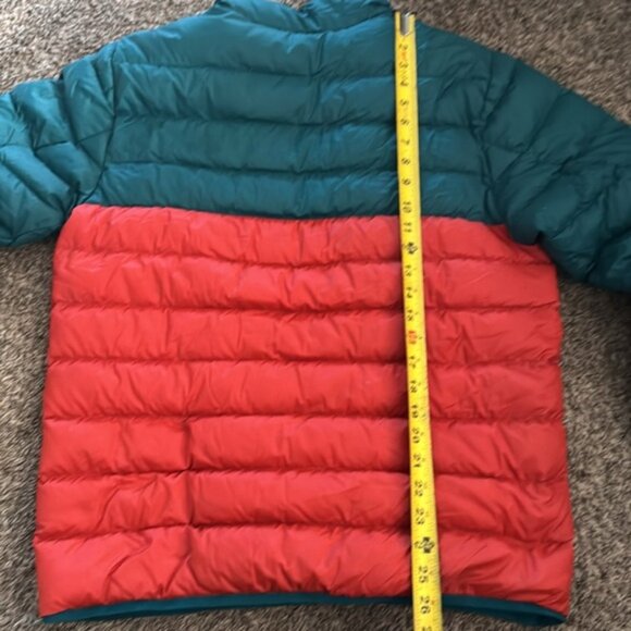 EDDIE BAUER EB650 Nylon 3 Snap Pullover Down Puffer Jacket Men’s Size M - Picture 10 of 13